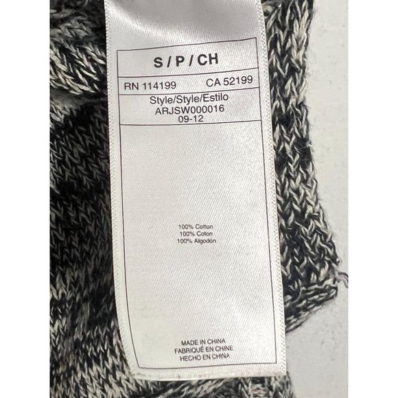 Roxy women's black and white marbled long sleeve hooded sweater size Small - Picture 8 of 10